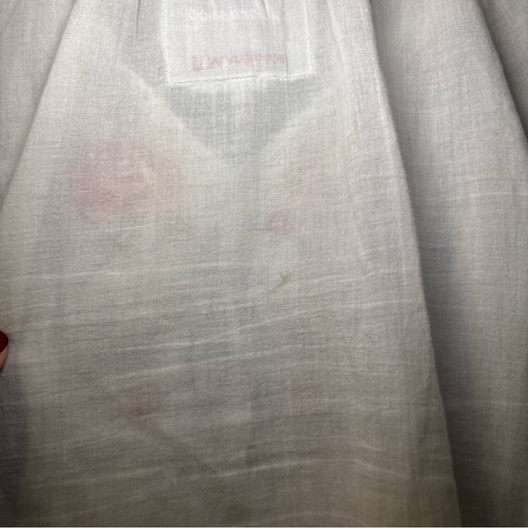 Johnny Was White Blouse with Red and Blue Embroidery - Picture 16 of 16